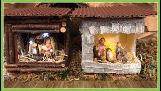 PESEBRE  MANUALIDADES CON CAJAS DE CARTON // EL NACIMIENTO RECICLANDO CARTON