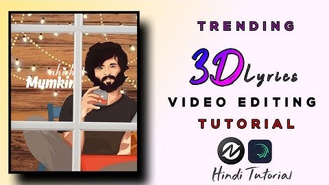 Trending 3D lyric Video Editing like Ae | Node video | Hindi Tutorial | SuSAnt EdiTs 🔥