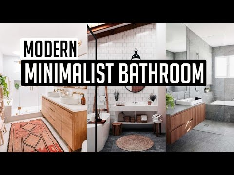 Video: Minimalistisk badekar design til originale moderne badeværelser