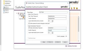 How to Admin login activate on Safenet eToken
