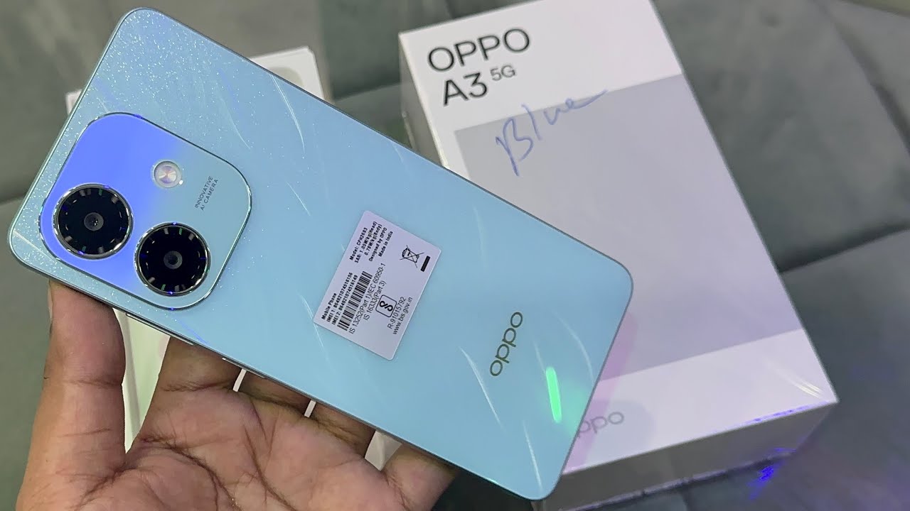 Oppo A3 5G Blue Unboxing, First Impressions & Review 🔥 | Oppo A3