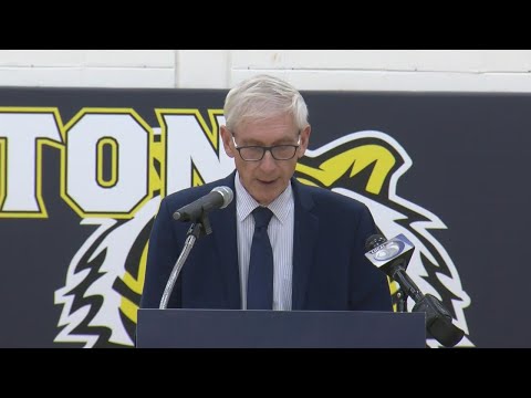 Gov. Evers visits Chilton school, touts $110M headed to schools statewide
