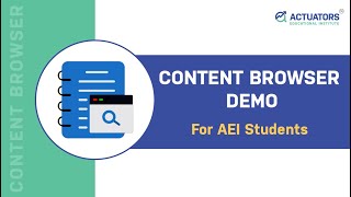 Content Browser Demo | For AEI Students screenshot 3