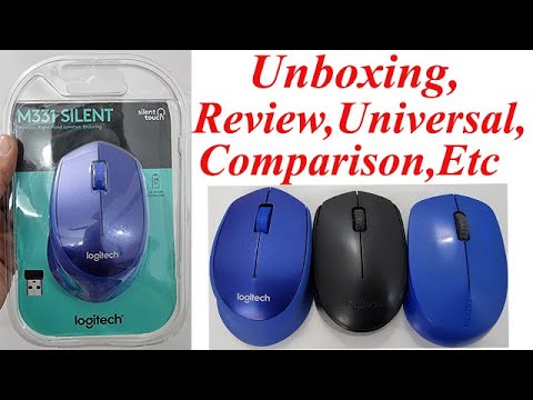 Logitech M331 Silent Plus Wireless Mouse Unboxing, Review |Comparison M331 Vs Rapoo Vs Logitech B170
