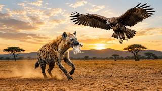 Mother Eagle Saves Baby Chick From Jackal Attack | Emotional Wildlife Story