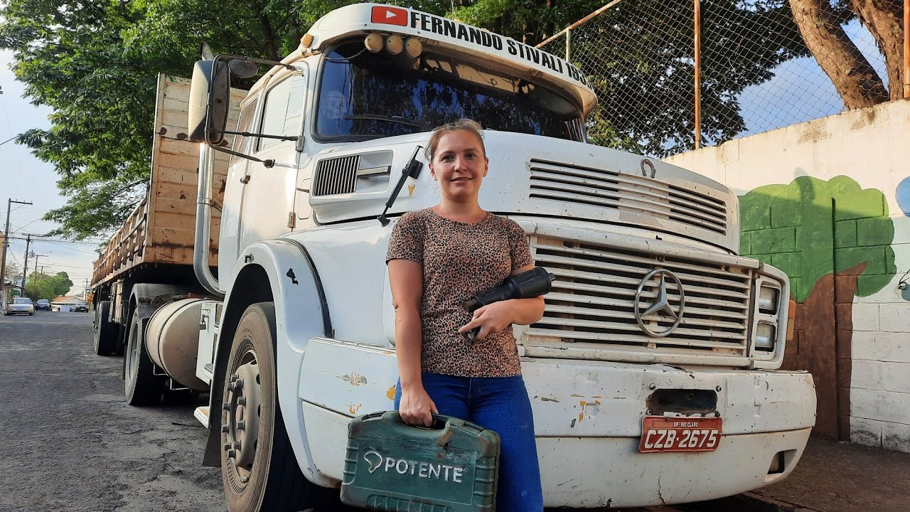 Desforcimetro, teste com mulher será que solta a porca de Roda de Caminhão?