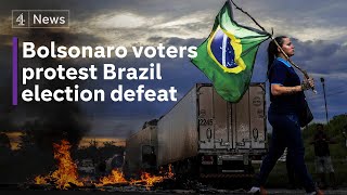 Jair Bolsonaro supporters call on military for help after Brazil election defeat