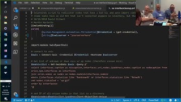 Lightning talk: Interact with Solarwinds Orion SDK with PowerShell