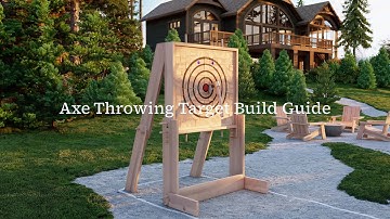 Build Your Own Professional Axe Throwing Target | DIY Tutorial