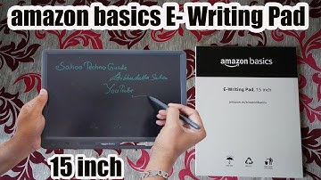 Amazon basics magic slate 15 inch LCD writing tablet unboxing & Review | Best e writing pad for Kids