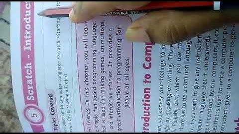 Class 4 subject computer ch-5 scratch introduction date 10-8-2020