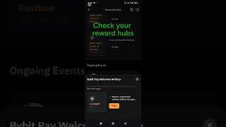 Go to reward hubs Select bybit pay day and Claim.
