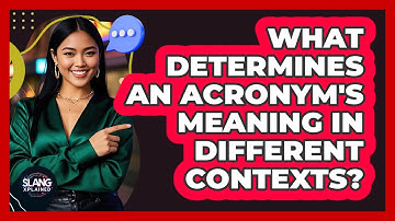 What Determines An Acronym