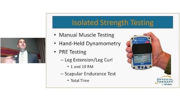 Dr. Eisenberg - Functional Testing for Return to Sport/Work/Life