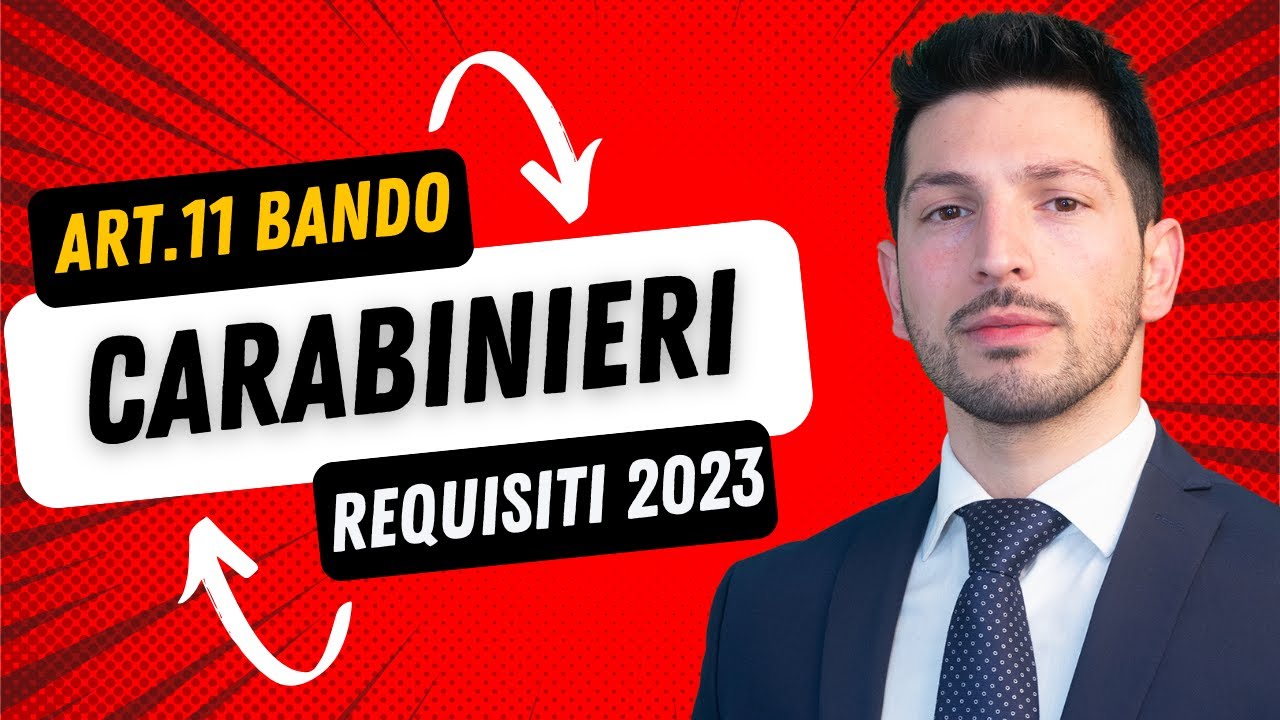 Concorso Carabinieri 2023 Art 11 ACCERTAMENTI ATTITUDINALI YouTube concorso-carabinieri-2023-art-11-accertamenti-attitudinali-youtube