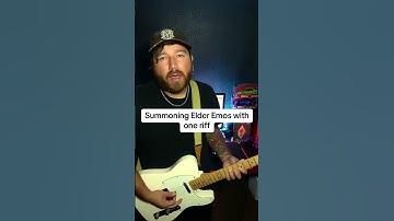 Summoning elder Emos with one riff!#emo #poppunk #elderemo