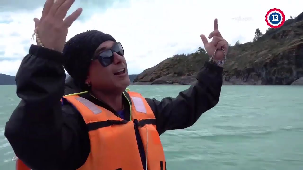 Claudio Iturra no contuvo la emoción al visitar el glaciar Jorge Montt | La Ruta de la Patagonia