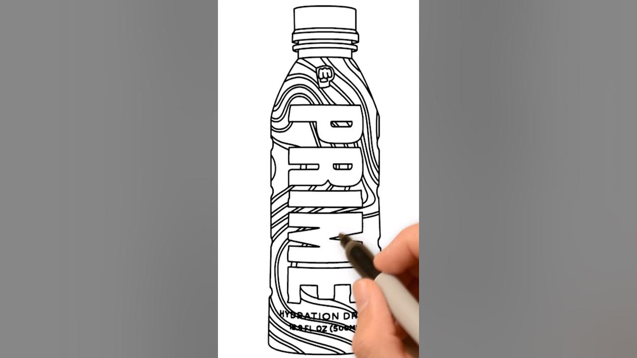 Prime Water Bottle - Ice Pop Design (1 Bottle) by PRIME at the