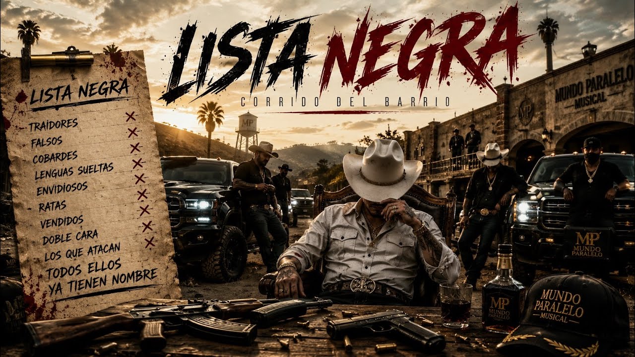 LISTA NEGRA 🔥 El Que Traiciona Se Apunta Solo | Corridos Tumbados 