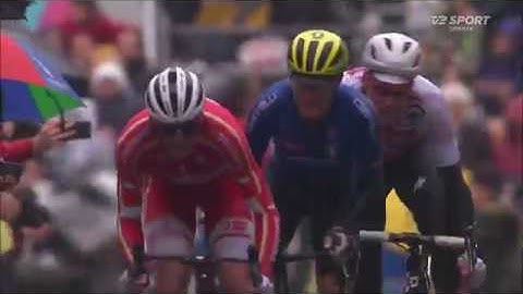 Mads Pedersen UCI World Champion 2019  Last 12 km, + Aftermath & Interviews