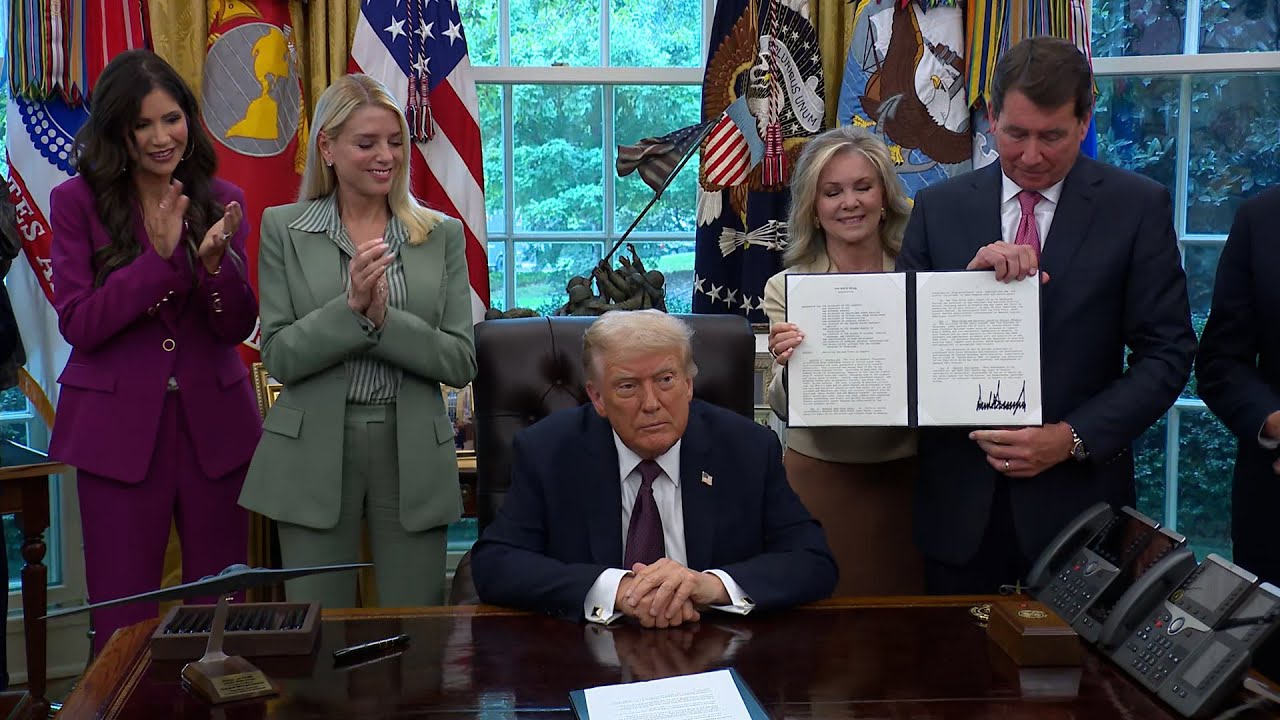 President Trump Signs a Presidential Memorandum, Sep. 15, 2025