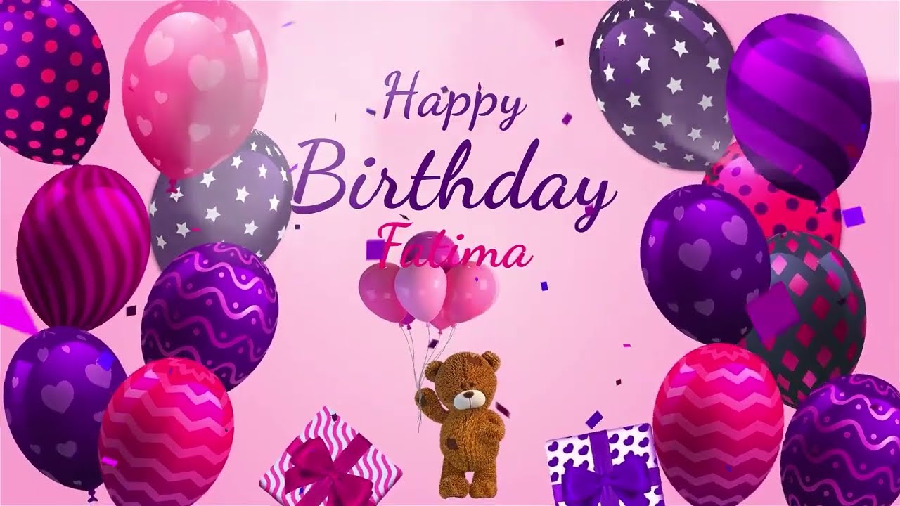Happy Birthday Fatima  Fatima Happy Birthday Song