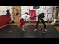 Thai Dual Swords versus Sword Buckler HEMA Sparring