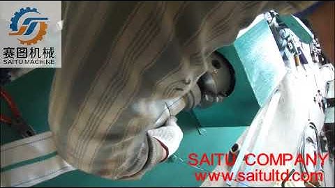 Fire hose coupling binding machine