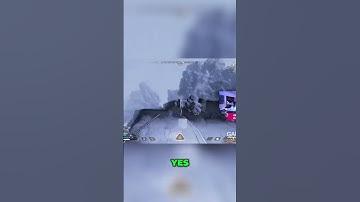 Snowy Fight! Player Eliminated Enemy in Close Quarters Combat! #shorts #Apex