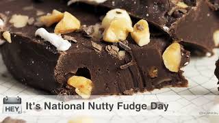Happy National Nutty Fudge Day! cake    #nuttyfudgeday
