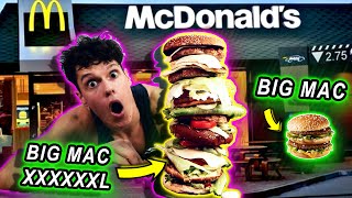 NAJWIĘKSZY BIG MAC W POLSCE ! PONAD 32 CM FAST FOODA !