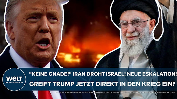 NAHOST-KRIEG "Keine Gnade!" Iran droht Israel! Neue Eskalation! Greift Trump jetzt direkt ein?