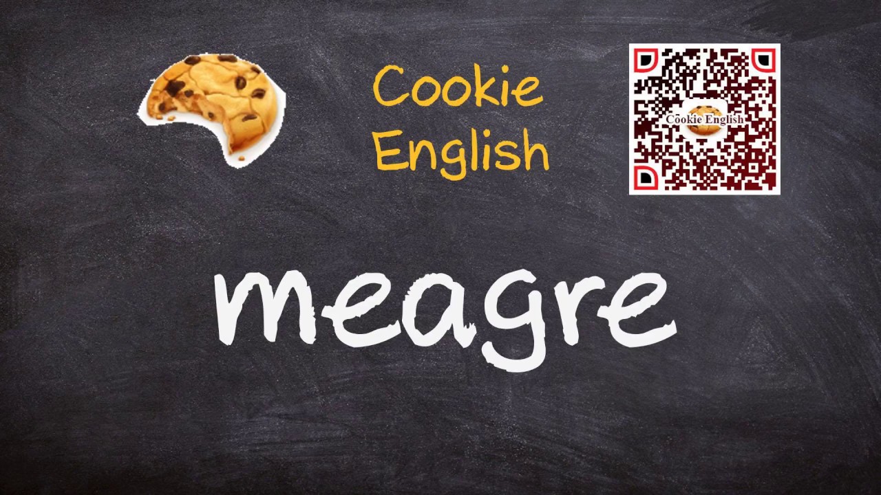 Meagre Pronunciation, Paraphrase, Listen & Practice YouTube