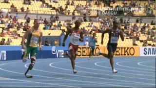 Oscar Pistorius, 400 m, Heat 5, 45.39 s, Daegu, 2011 IAAF World Championships Athletics