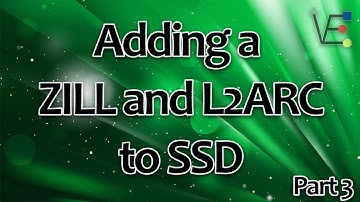How to add a Read and Write cache to one SSD - Part 3 adding SSD cache to ZFS Pool