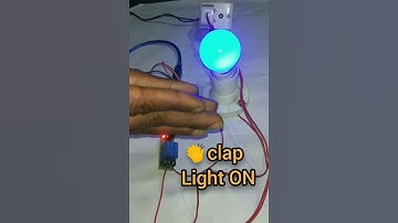 Clap👏 Light ON Experiment||#automation #light #shorts #ytshorts