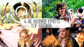 4 ae inspired effects/transitions FCP tutorial