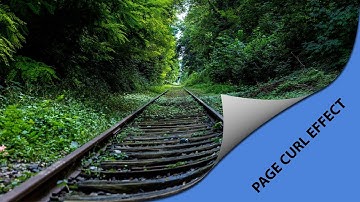 Learn to make Page Curl Effect in Photoshop