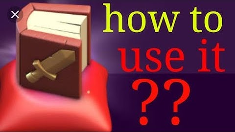Coc how to use book of fighting