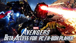 Marvel's Avengers Game - Beta for PC and X-Box One