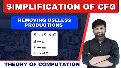 Removing useless symbols| Simplification|Reduction of cfg in TOC | TOC | FLAT