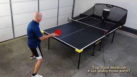 "Quarantine" Ping Pong   Practice with HP07 Robot
