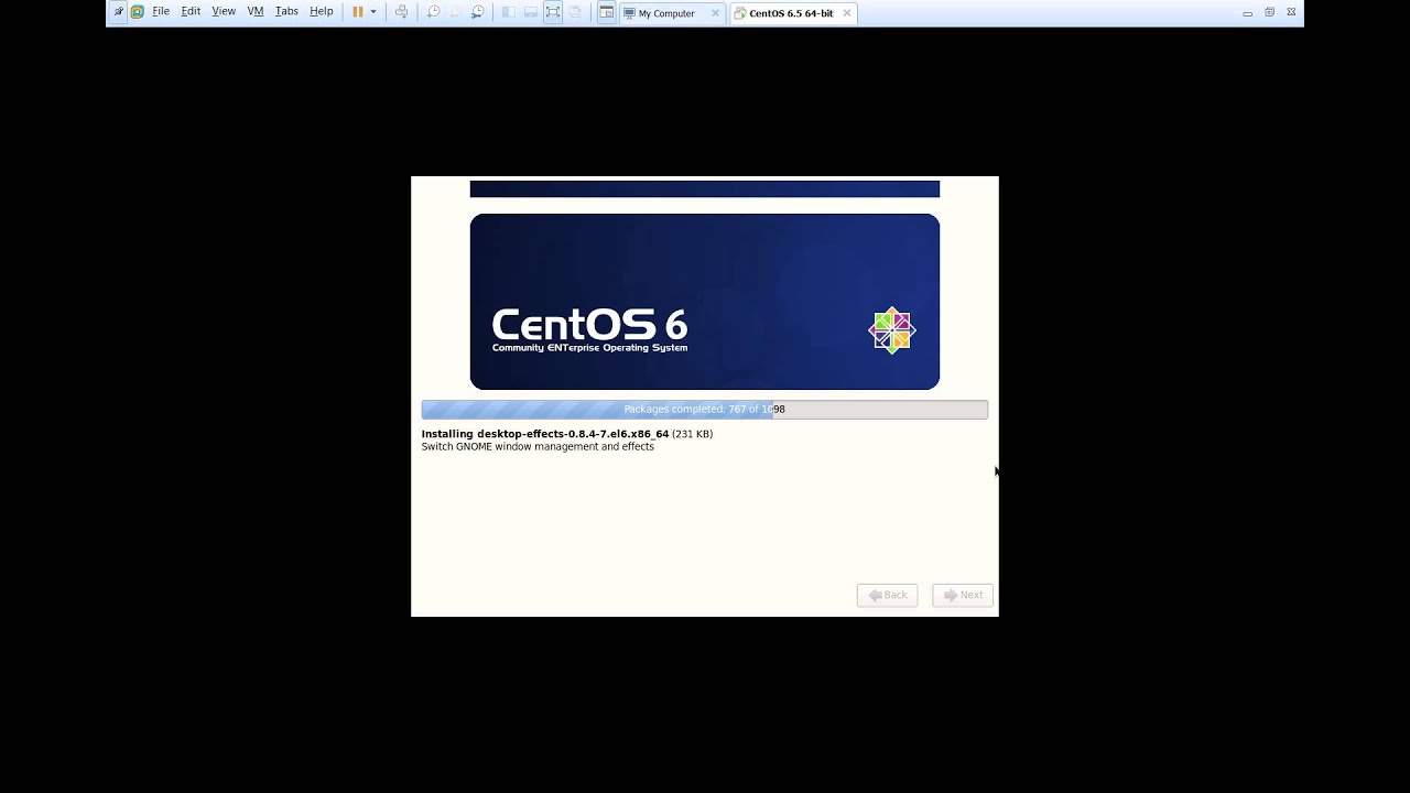 How to install CentOS 6.5 in vmWare workstation - YouTube