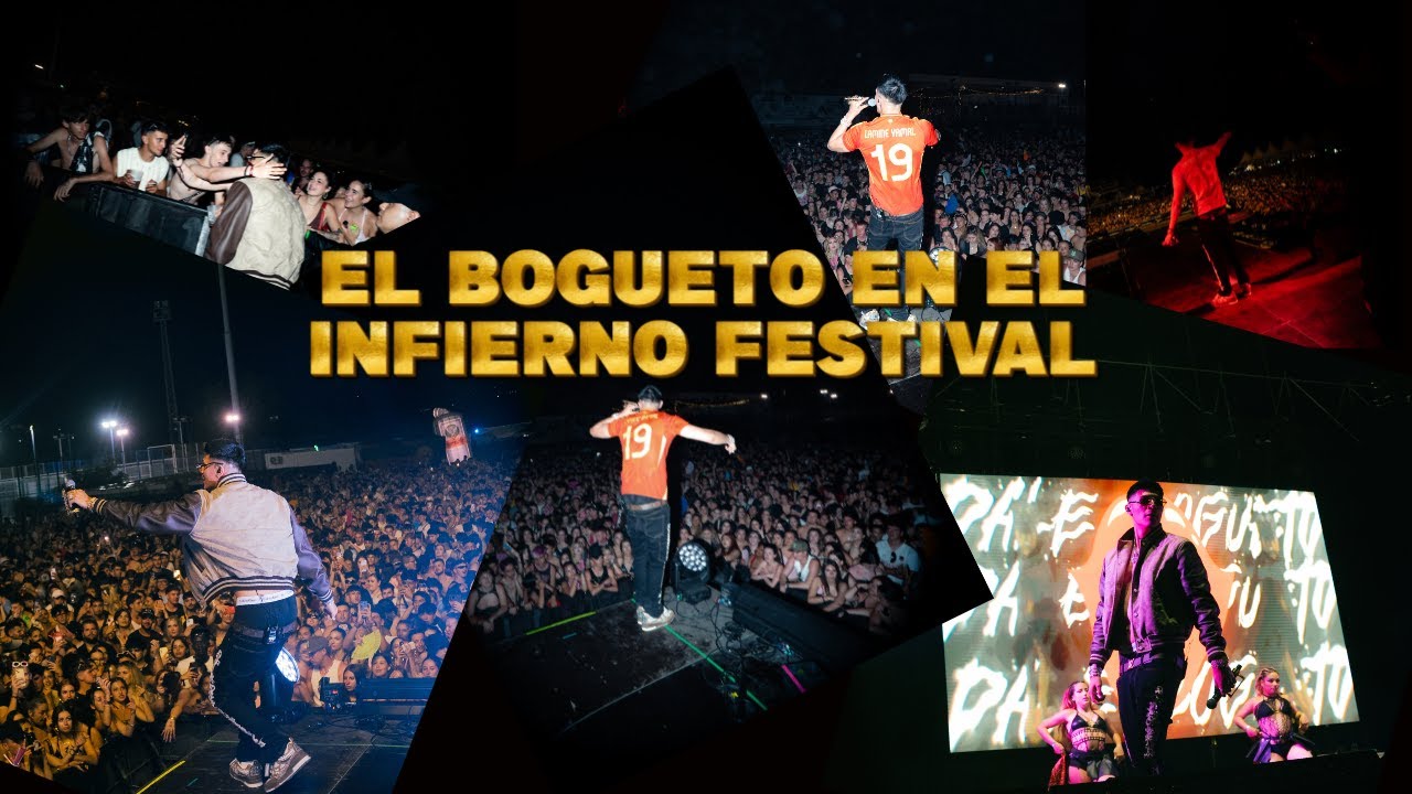 ​ ⁨@ElBogueto⁩ en el Infierno Festival en España | Reggaetoñeritos TV