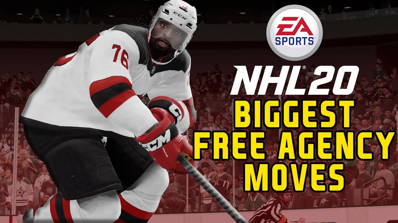 NHL 20: Biggest Free Agency Moves - YouTube