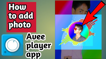 How to add your own photo in avee music player app"Avee player kaise use krte hai" (in hindi)