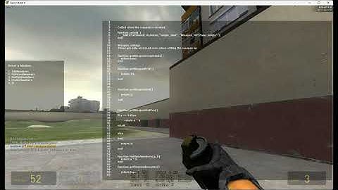 Gmod 9 Ingame LUA Editor Text Editing demo.