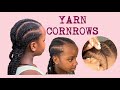 TUTORIAL | NEEDLE AND THREAD CORNROWS | yarn cornrows | MISS JUDY