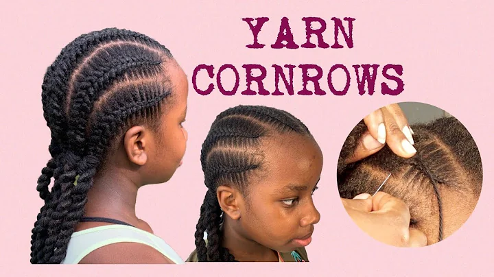 TUTORIAL | NEEDLE AND THREAD CORNROWS | yarn cornr...