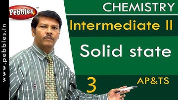 AP&TS Syllabus | Intermediate II year | Chemistry | Solid state | Part - 3